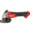 Шліфмашина кутова акумуляторна безщіткова MILWAUKEE, M18 FSAG125X-0, діаметр 125мм (каркас, антивібраційна бічна рукоятка, захис