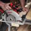 Пила дискова ручна аккумуляторна MILWAUKEE, M18 BLCS66-502X, діаметр 165мм (зарядний пристрій M12-18 FC, 2 акумулятори M18 B5 5А