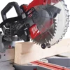 Пила торцювальна акумуляторна з протяжкою MILWAUKEE, M18 FMS190-0, діаметр 190мм (каркас, аксесуари)