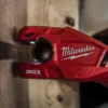 Труборіз акумуляторний по нержавіючій сталі MILWAUKEE, M12 PCSS-202C (зарядний пристрій С12 С, 2 акумулятори М12 В2 2Аг, кейс)