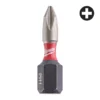 Біта SHOCKWAVE MILWAUKEE, PH1, 25мм, (2шт)