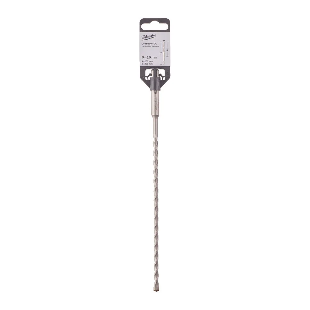 Бур SDS-PLUS Contractor MILWAUKEE діаметр 6,5x260х200мм