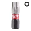 Біта SHOCKWAVE MILWAUKEE, TX40, 25мм, (25шт), пластикова коробка