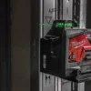 Нівелір 3D лазерний акумуляторний MILWAUKEE, M12 3PL-0C (360 градусів, зелений промінь) (каркас, аксесуари, кейс)