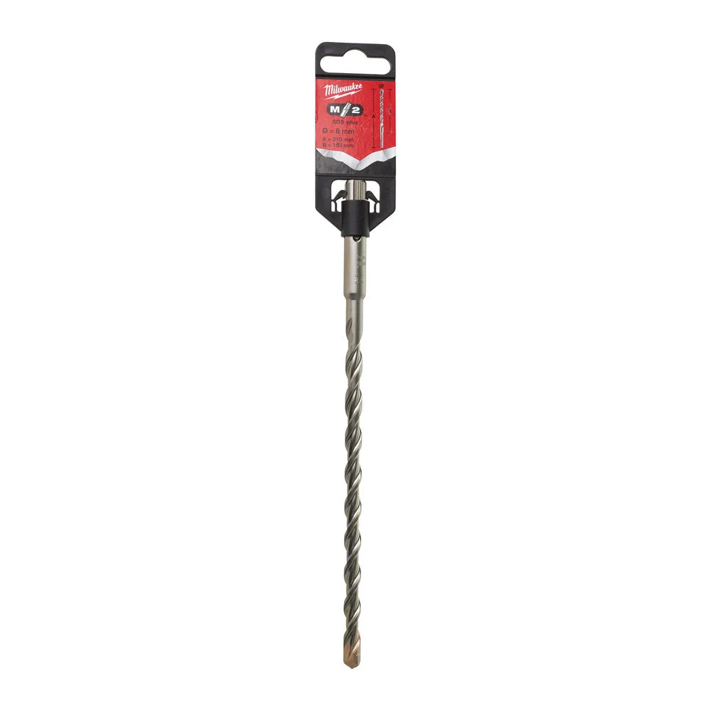 Бур SDS-PLUS M2 MILWAUKEE, діаметр 8,0х210х150мм