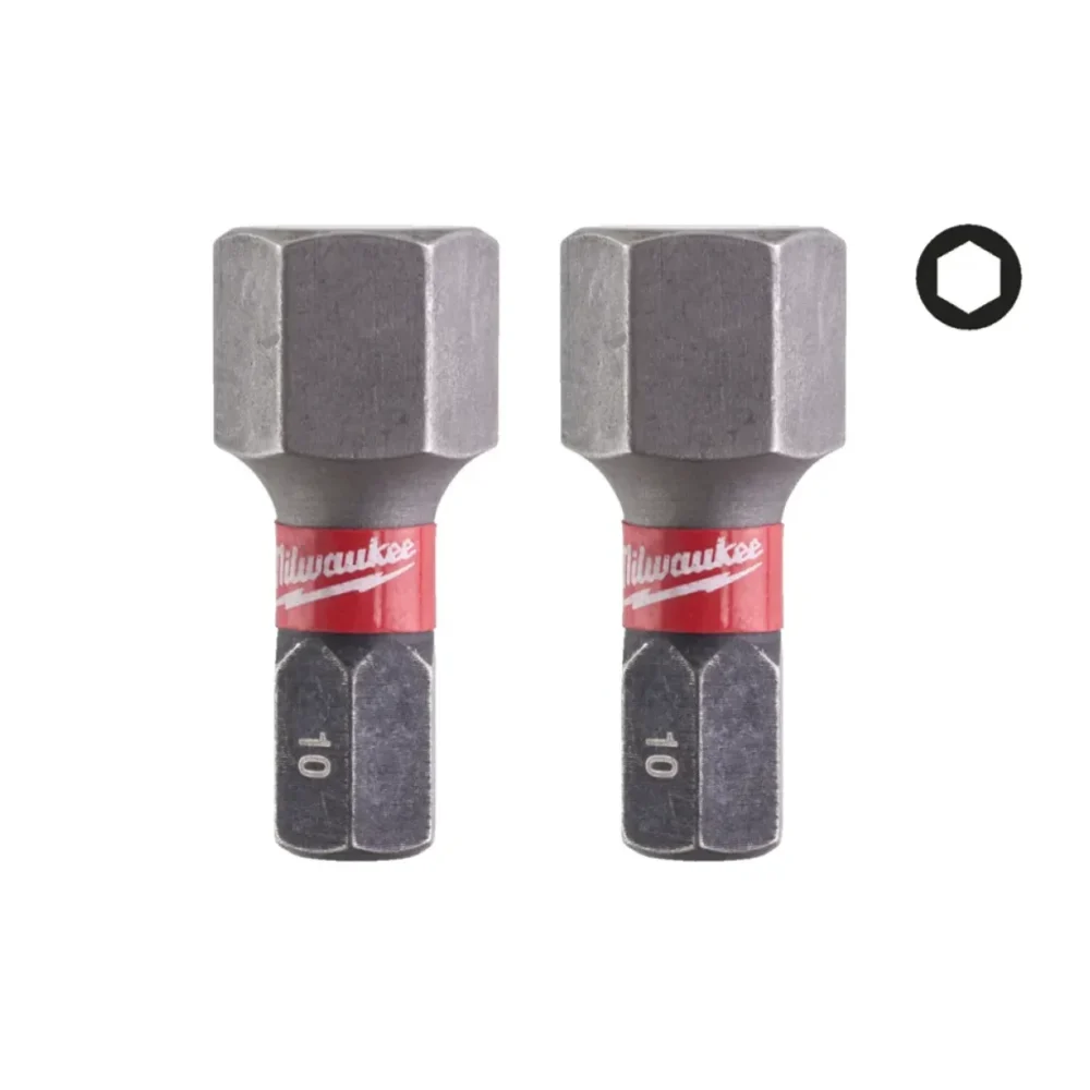 Біта SHOCKWAVE MILWAUKEE, Hex10, 25мм, (2шт) (заміна на 4932500384)