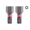 Біта SHOCKWAVE MILWAUKEE, Hex10, 25мм, (2шт) (заміна на 4932500384)