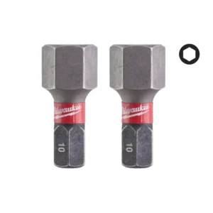 Біта SHOCKWAVE MILWAUKEE, Hex10, 25мм, (2шт) (заміна на 4932500384)