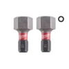Біта SHOCKWAVE MILWAUKEE, Hex12, 25мм, (2шт) (заміна 4932500385)
