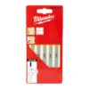 Полотна для лобзиків T111C MILWAUKEE, 75х3,0мм, (5шт), (деревина)