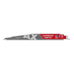 Полотно для шабельних пил TCT AX FANG TIP MILWAUKEE, 230х5мм, (деревина з цвяхами) (заміна на 48475226)