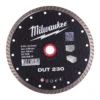 Диск алмазний MILWAUKEE DUT 230, діаметр 230мм (керамічна плитка/чистий різ)