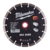 Диск алмазний MILWAUKEE DU 230, діаметр 230мм (цегла, бетон, шлакоблок)