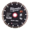 Диск алмазний MILWAUKEE DUH 180, діаметр 180мм (залізобетон, цегла)