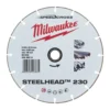 Диск алмазний Speedcross STEELHEAD 230 MILWAUKEE, діаметр 230мм, (метал, нержавійка)