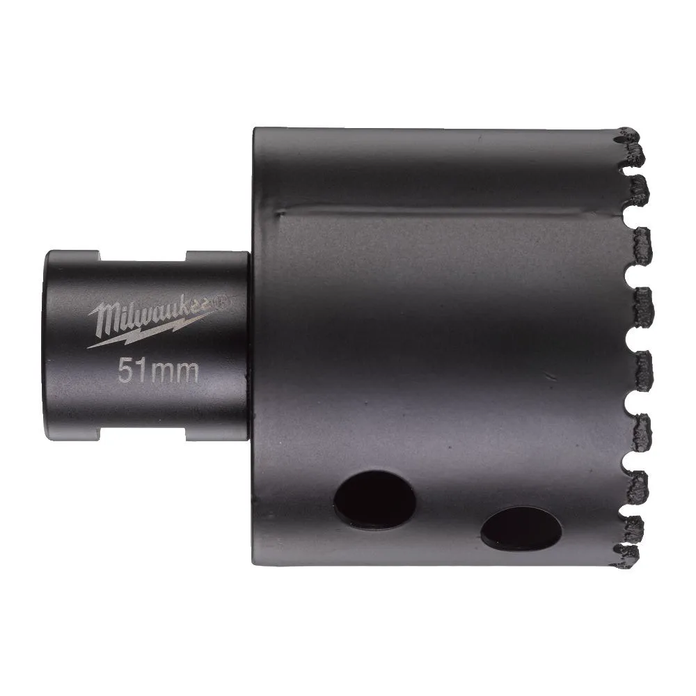 Коронка алмазна Diamond Max MILWAUKEE M14, діаметр 51мм (сухе свердління)