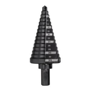 Свердло ступінчасте Step Drill MILWAUKEE, діаметр 6-35мм з кроком 2-3мм