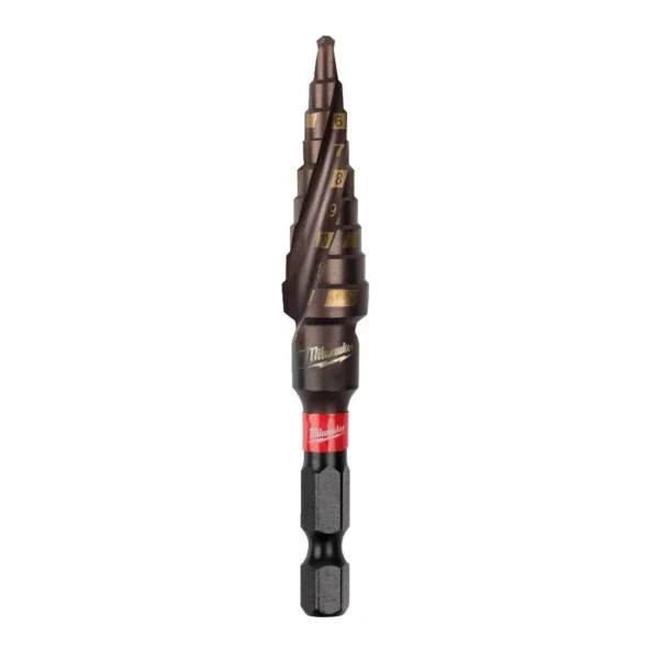 Свердло ступінчасте SHOCKWAVE Impact Duty MILWAUKEE, діаметр 4-12мм з кроком 1мм