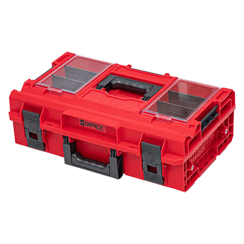 Ящик для інструментів QBRICK SYSTEM ONE 200 2.0 PROFI RED ULTRA HD CUSTOM (585x385x190мм) (5901238256205)