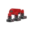 Енергокомплект Li-Ion MILWAUKEE, M12 NRG-603 (зарядний пристрій С12 С, 3 акумулятори М12 В6 6Аг, картонне пакування)