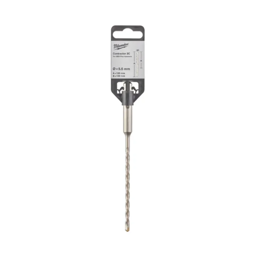 Бур SDS-PLUS Contractor MILWAUKEE діаметр 5,5x160х100мм
