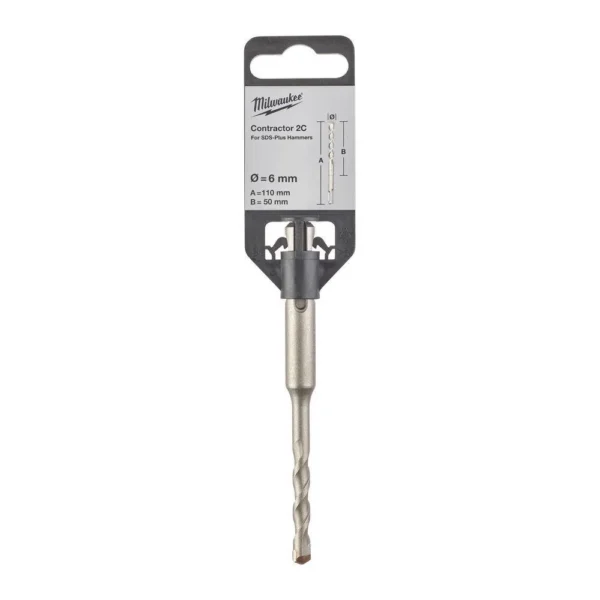 Бур SDS-PLUS Contractor MILWAUKEE діаметр 6×110х50мм