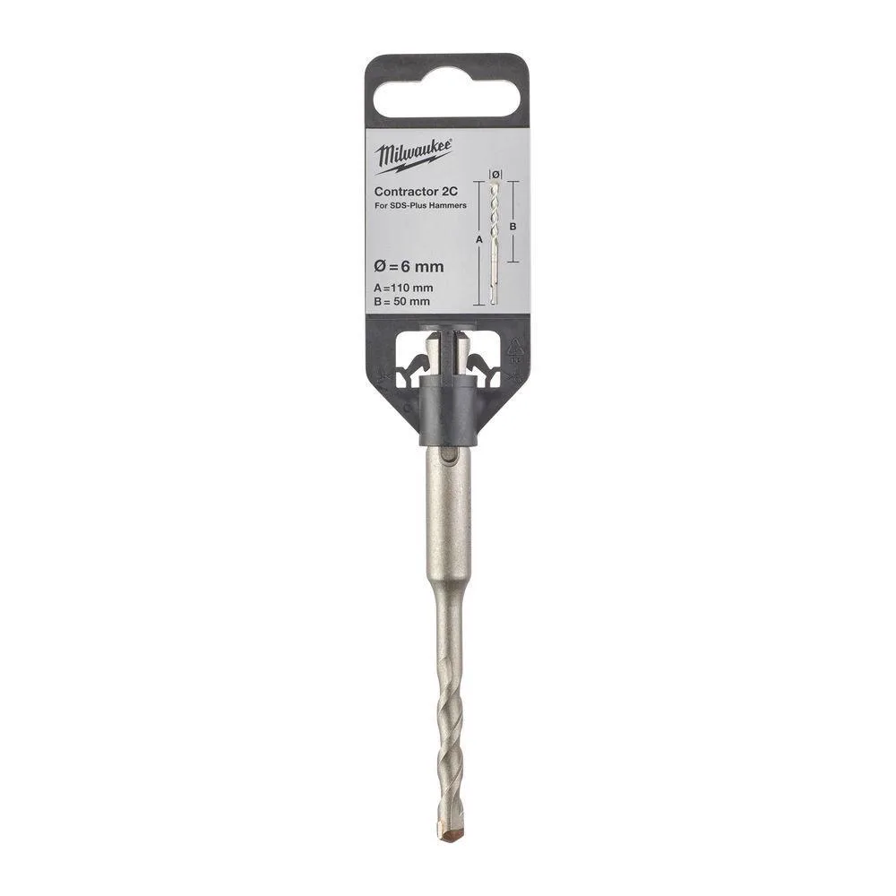 Бур SDS-PLUS Contractor MILWAUKEE діаметр 6x110х50мм