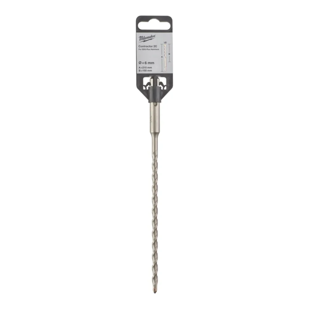 Бур SDS-PLUS Contractor MILWAUKEE діаметр 6x210х150мм