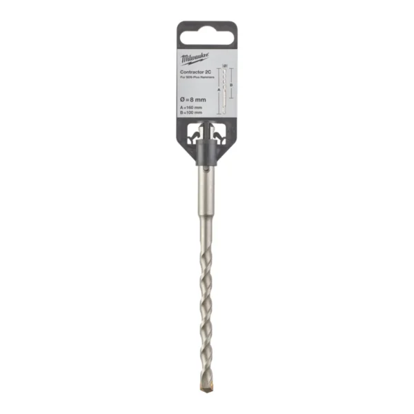 Бур SDS-PLUS Contractor MILWAUKEE діаметр 8×160х100мм