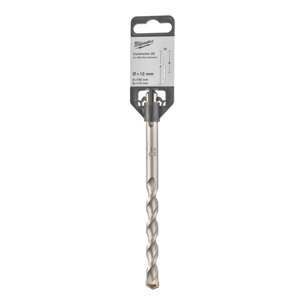 Бур SDS-PLUS Contractor MILWAUKEE діаметр 12x160х100мм