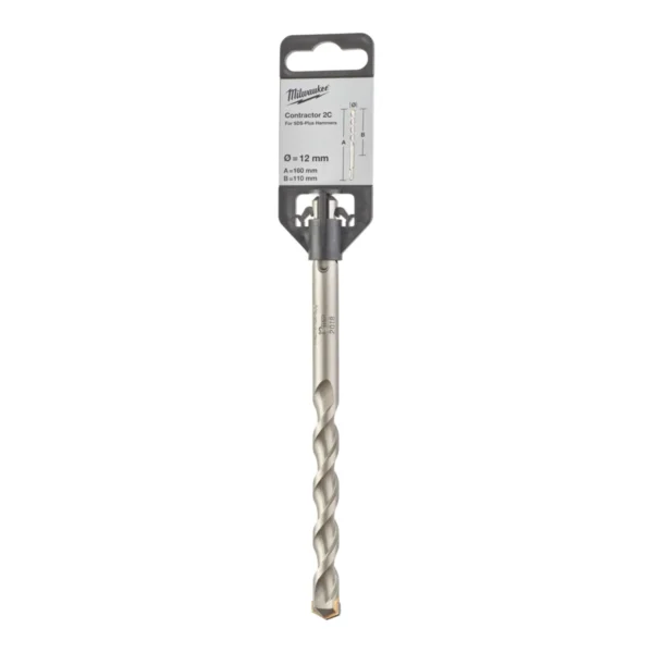 Бур SDS-PLUS Contractor MILWAUKEE діаметр 12×160х100мм