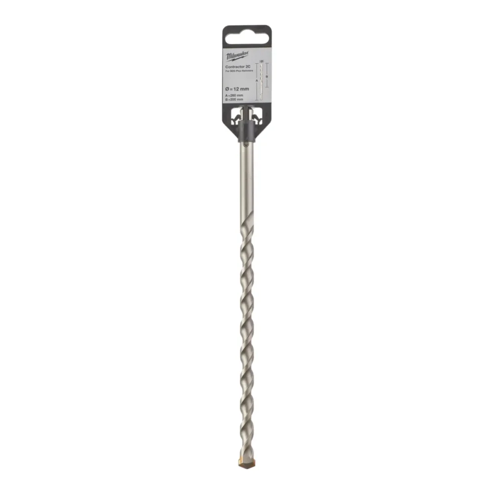 Бур SDS-PLUS Contractor MILWAUKEE діаметр 12x260х200мм