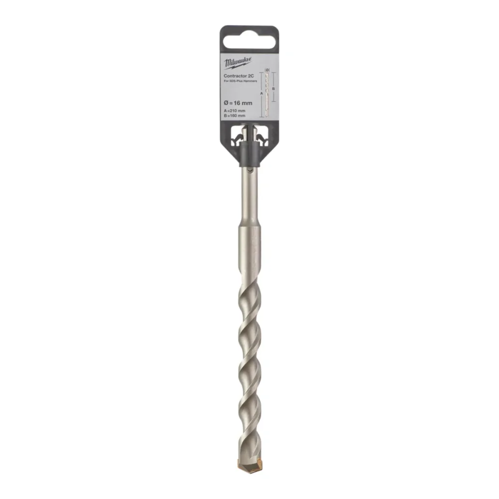 Бур SDS-PLUS Contractor MILWAUKEE діаметр 16x210х150мм