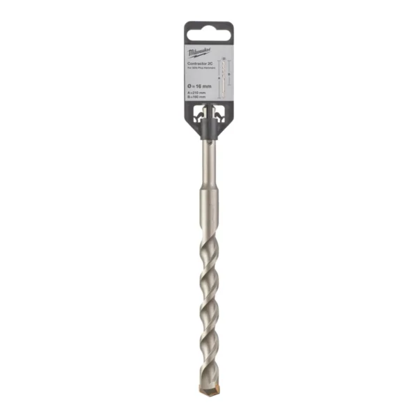 Бур SDS-PLUS Contractor MILWAUKEE діаметр 16×210х150мм