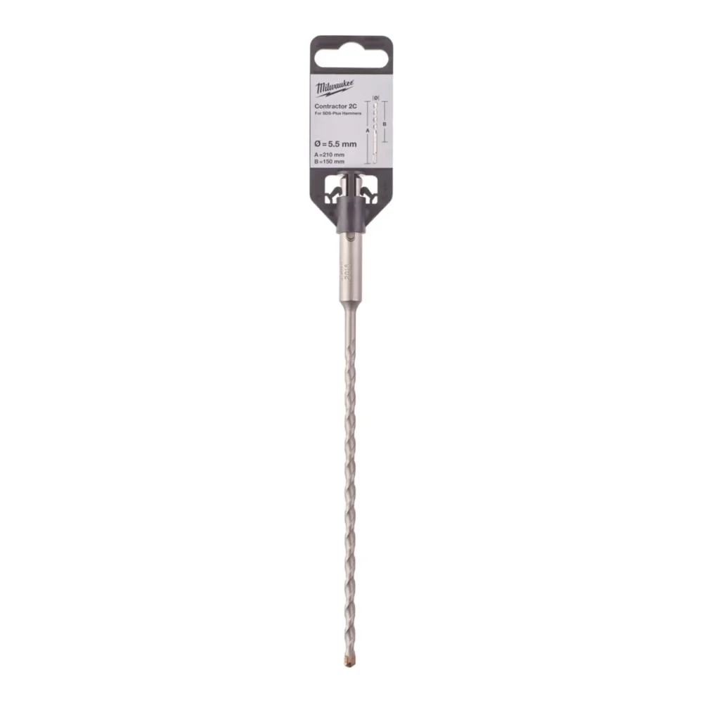 Бур SDS-PLUS Contractor MILWAUKEE діаметр 5,5x210х150мм