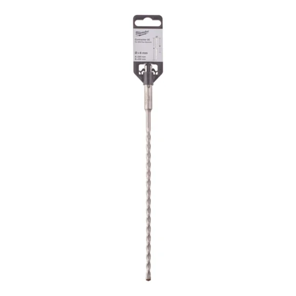 Бур SDS-PLUS Contractor MILWAUKEE діаметр 6×260х200мм