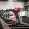 Дриль-шуруповерт акумуляторний безщітковий MILWAUKEE, M18 FDD3-0X,158Нм (каркас, кліпса для ременя, бічна ручка, HD кейс)