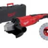 Шліфмашина кутова MILWAUKEE, AG 22-230 DMS DSET, 2200Вт, діаметр 230мм (алмазний диск, захисний кожух, бічна рукоять, опорна та