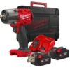 Гайковерт акумуляторний безщітковий MILWAUKEE 1/2" (881 Нм) M18 FMTIW2F12-502X, з фрикційним кільцем, (зарядний пристрій M12-18