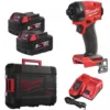 Шуруповерт ударний акумуляторний безщітковий MILWAUKEE, M18 FID3-502X, 226Нм (зарядний пристрій M12-18 FC, 2 акумулятори М18 В5