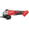 Шліфмашина кутова акумуляторна безщіткова MILWAUKEE, M18 BLSAG125XPD-0, 800Вт, діаметр 125мм, (каркас, бічна рукоять, захисний к