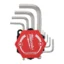 Набір ключів шестигранних HEX Compact MILWAUKEE, (1,5-10мм) (9шт)