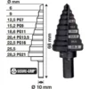 Свердло ступінчасте Step Drill MILWAUKEE, для електриків PG7-PG21 з кроком 2мм