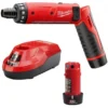 Викрутка акумуляторна MILWAUKEE, M4 D-202B, 5Нм (зарядний пристрій, 2 акумулятори М4 2Аг, картонне пакування)