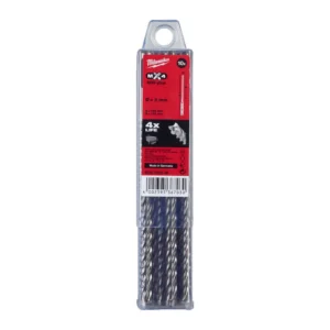 Бур SDS-PLUS MX4 MILWAUKEE, діаметр 8,0х165х100мм, (10шт), пластикова коробка