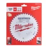 Диск пиляльний по дереву PFTE MILWAUKEE, діаметр 165х15,87х1,6мм, 40 зуб.