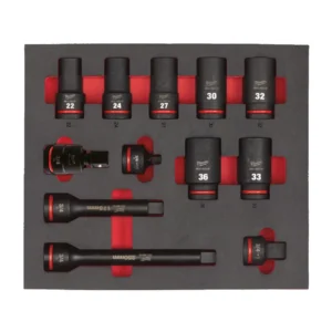 Ложемент з головками подовженими ShW 3/4'' SKT MILWAUKEE, (12шт) (45х536х417мм) для візків