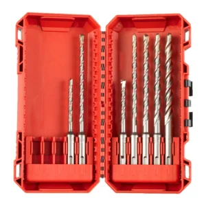 Набір бурів SDS-PLUS M2 PACKOUT MILWAUKEE (діаметри 5/6 /5,5/6/ 7/8/10 мм) (7 шт) пластиковий кейс