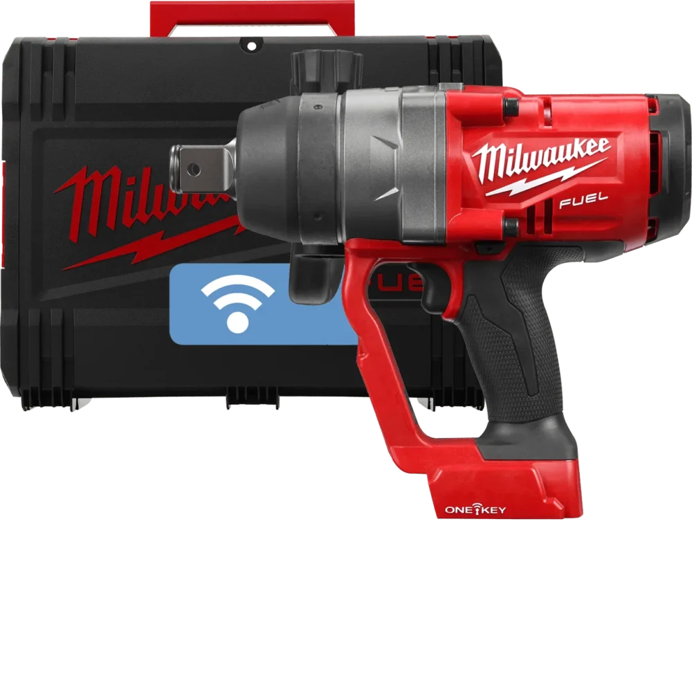 Гайковерт акумуляторний безщітковий 1'' MILWAUKEE, M18 ONEFHIWF1-0X, 2400Нм, з кільцем (каркас, HD кейс)