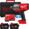 Гайковерт акумуляторний безщітковий 3/4'' MILWAUKEE, M18 ONEFHIWF34-502X, 2034Нм, з кільцем (зарядний пристрій M12-18 FC, 2 акум